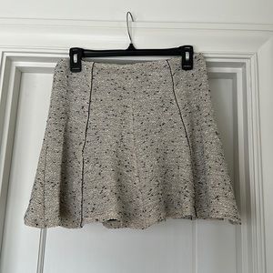 ARYN K Fit and flare mini skirt